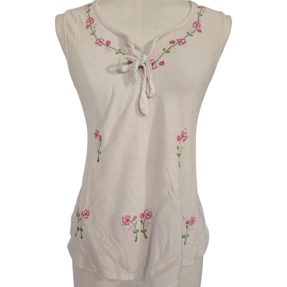 Sweet vintage y2k embroidered floral
